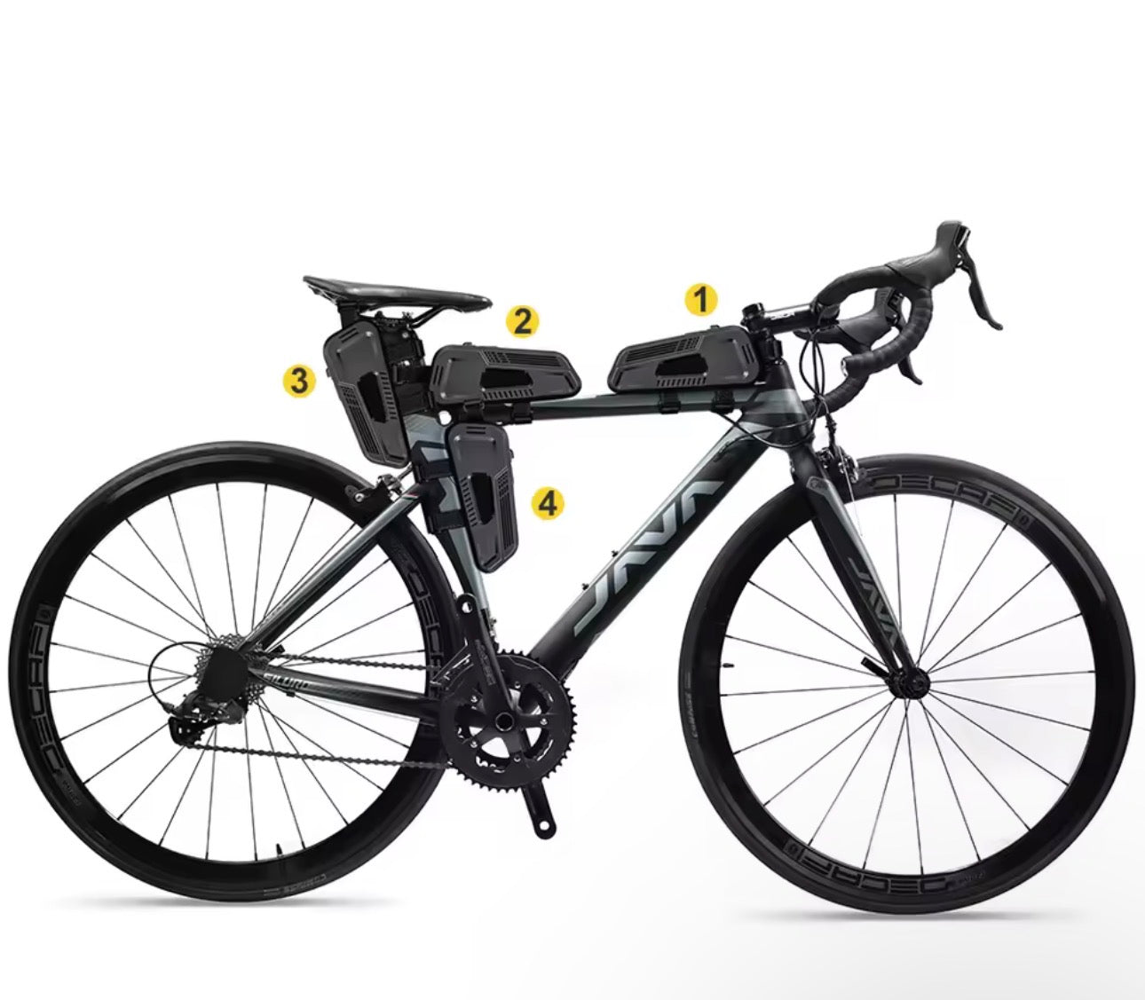 Premium hårdskalväska för cykel