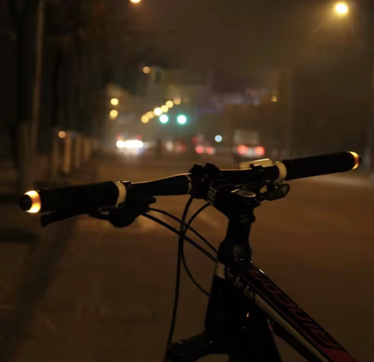 Styrändspluggar för cykel med blinkande led